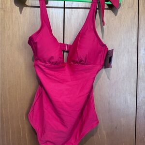 Shade & Shore Fuchsia One-Piece Swimsuit